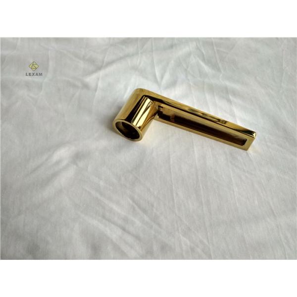 Golden Color Lock Accessories Zamak , Safe Handle Replacement Burglar Resistant