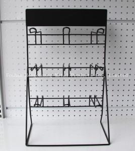 China Black H500mm W310mm Battery Display Rack , Garage Wall Tool Rack Pegboard wholesale