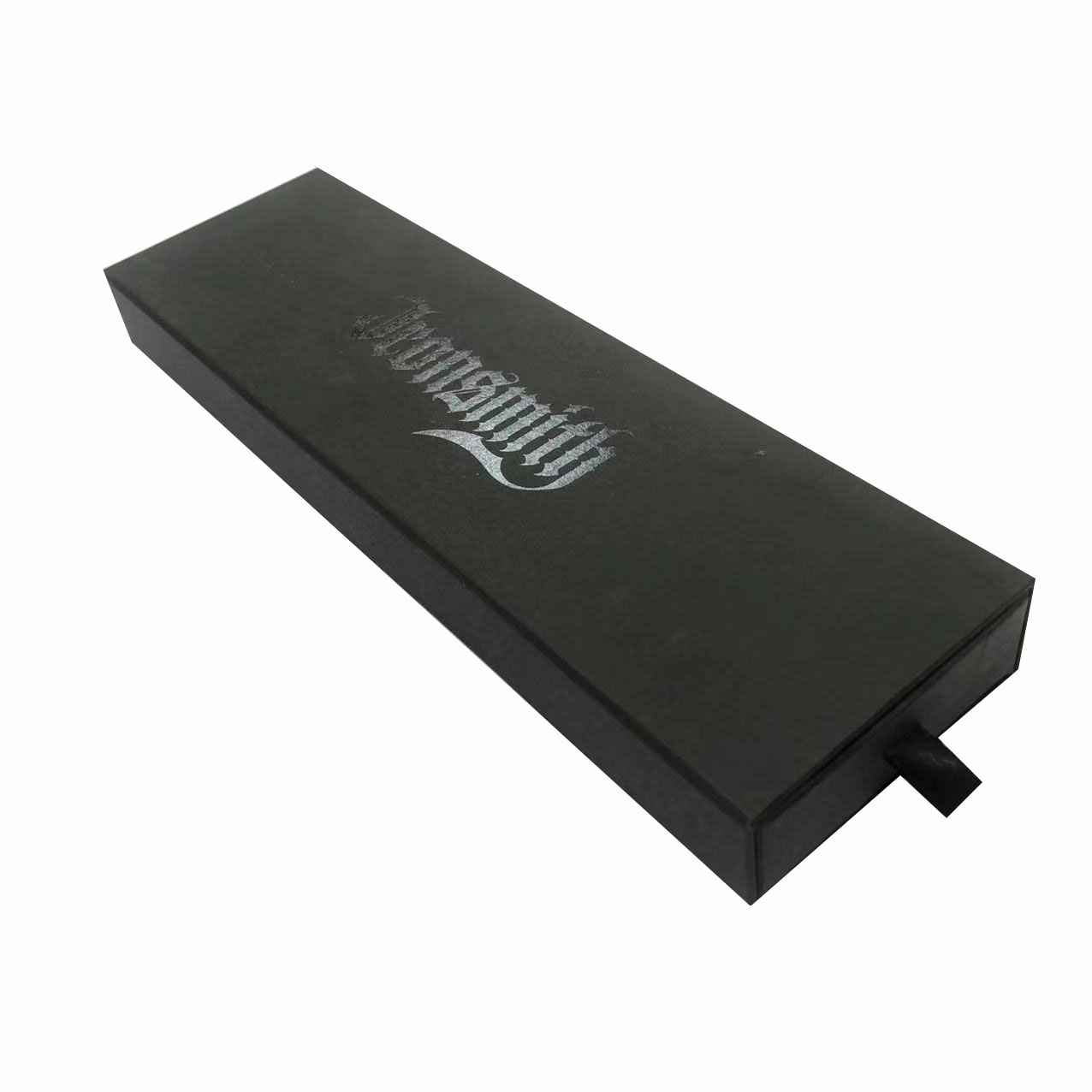 Custom Order Slim Paper Cardboard Drawer Gift Box with Foam Insert and Glossy Lamination