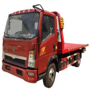 Light Duty JAC SINOTRUK 4x2 5ton Road Emergency Recovery Wrecker Truck Left Steering  Small Platform Truck For Africa