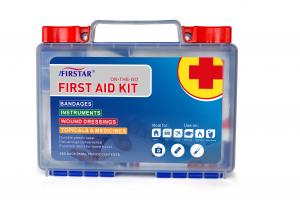 China Pp Plastic First Aid Kit Box For Home Portable Large 25.1x19.9x7.6mm FIRSTAR wholesale