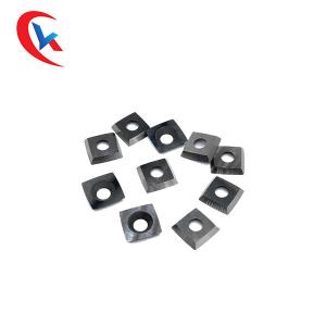 Square Tungsten Carbide Woodworking Tool Insert Replaceable Finished
