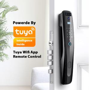 China Tuya Smart Fingerprint Smart Lock Face Recognition Door Lock With Wifi wholesale