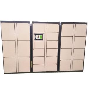 Electronic Storage Airport Bus Station Lockers PIN Code Barcode Access