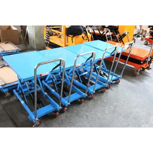 Warehouse Scissor Lift Trolley 500kg Hydraulic Table Lifter Trolley
