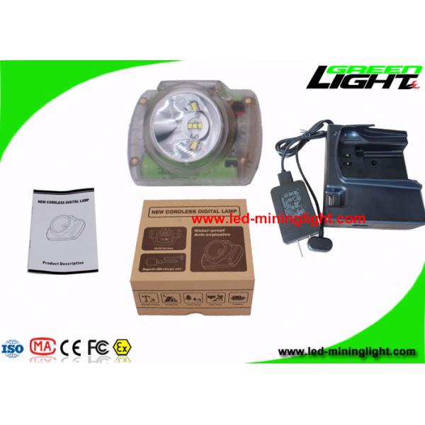 Wireless Underground LED Miners Cap Lamp 13000 Lux Light Weight 200g