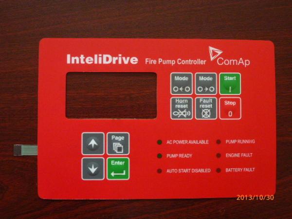 Quality Custom Red PET / PC Mobile Phone Membrane Switch Mechanical Keyboard for sale