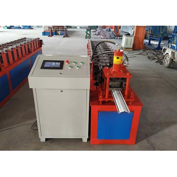 Iron Sheet Rolling Shutter Strip Forming Machine , Garage Door Roll Former Power 4 KW