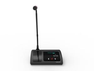 China OLED Display Desktop Conference Microphone , Meeting Room Microphone With Loudspeaker wholesale
