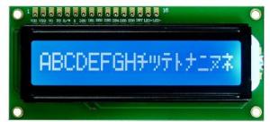 China 16 Characters X 1 Line STN Blue Character LCD Display Module 1601 LCD wholesale