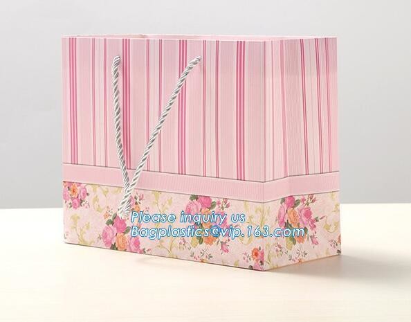 Fashion Custom Printing Luxury Gift Shopping Carrier Paper Bag With Your Own Logo Print,strong twisted handle black leat