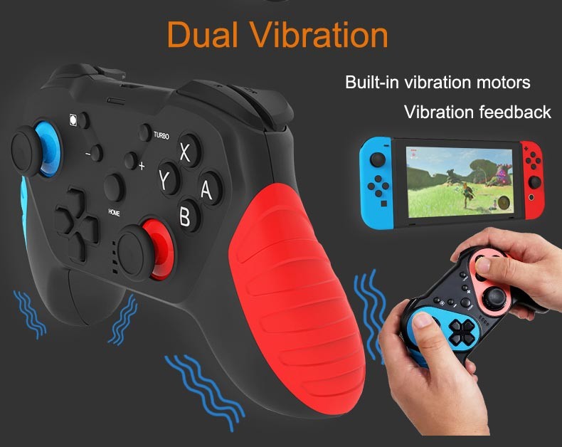 Dual Vibration NFC 0.3kg 7033 1.5h Joystick Game Controller