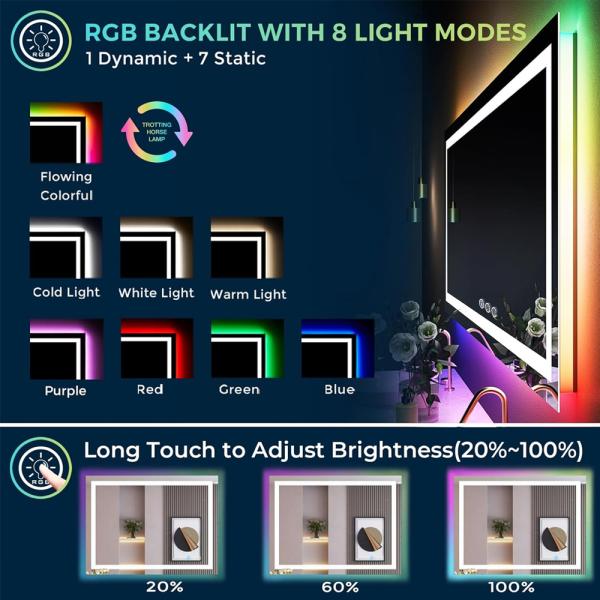 12V WS2811 60Leds Magic Digital Multi Color 5050 Addressable RGB LED Strip Pixel Warm White IP20 Decor Controller