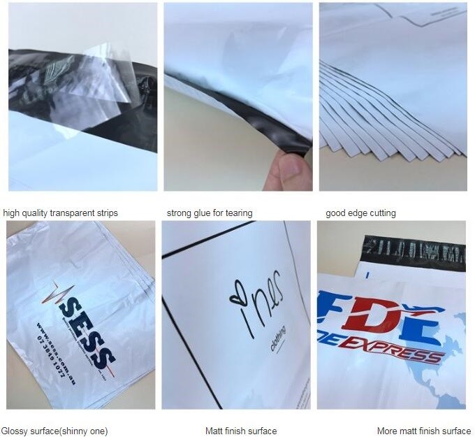 cornstarch made biodegradable and compostable courier mailing plastic shipping packaging bag with custom logo CLOTH PACK
