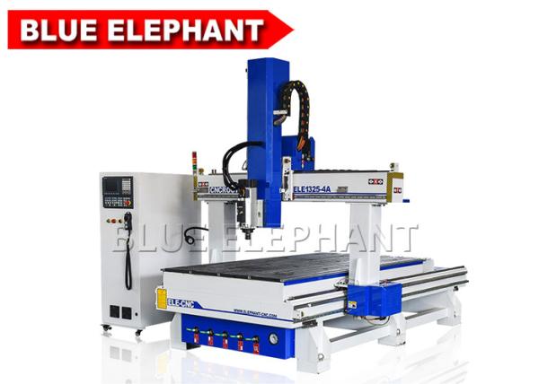 Quality Blue Elephant 4 Axis CNC Router Machine Auto Tool Changer Wood Engraving and Carving Machine for sale