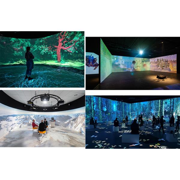 Multimedia Content Immersive Projector 6000 Lumen Short Throw Laser Projector