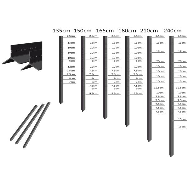 Australian/NZ Style Cheap Y posts/galvanized and Black bitumen coated Star pickets posts/ China wholesale best sales sta