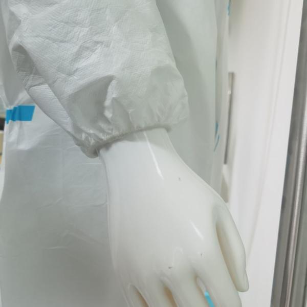 White Waterproof Type5&6 Anti-Static Disposable Coverall Suit Overall