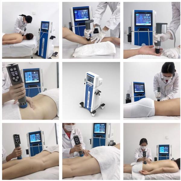 Vertical 2 In 1 Shockwave Therapy Machine Electronmagnetic System
