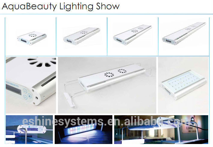 2015 6G AquaBeauty newest design smart Cree aquarium led light for Marine Aquarium tank