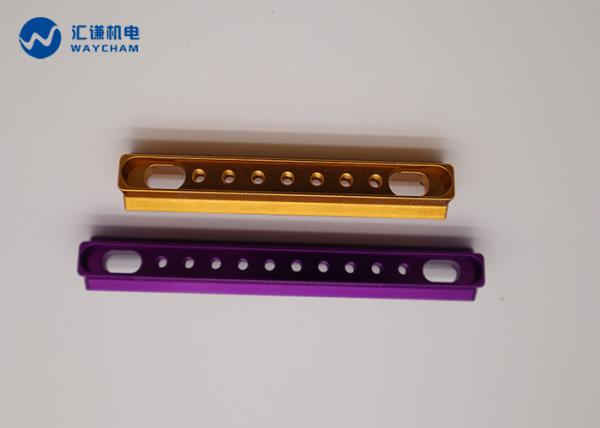 Quality Grey Anodized 6063T5 Cnc Precision Machined Components Medical Tube Holder for sale