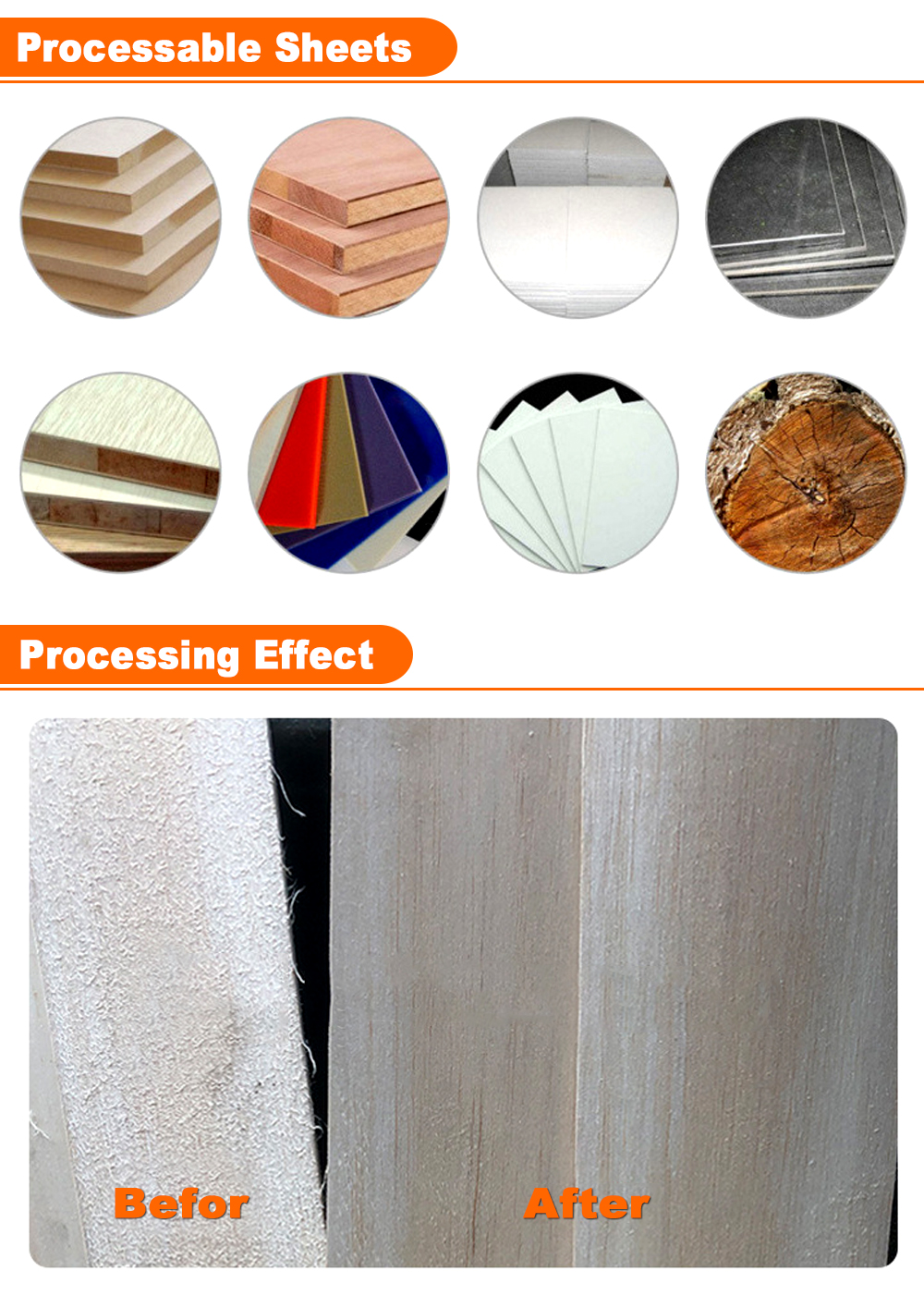 R-RP1000 Wood Board Sanding Machine for Professional Deburring and Primer Sanding