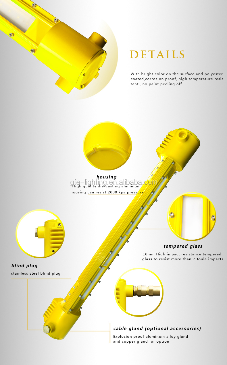 2021 New DL618 ATEX 40W 80W Offshore Oilfield Explosion -Proof Light Anti-hazard Lighting