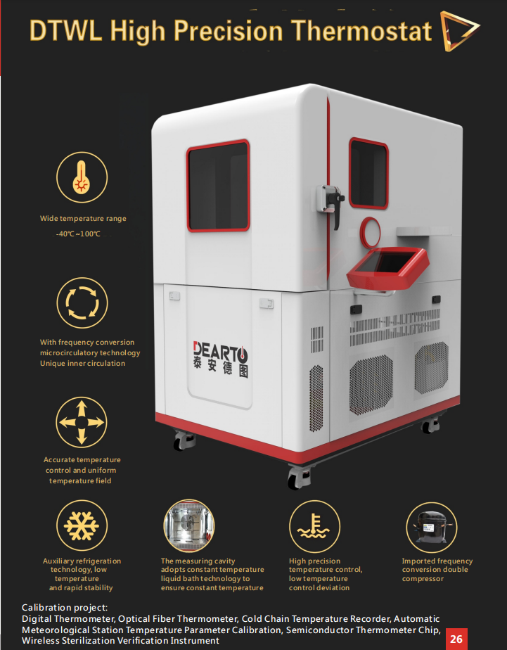 217L Temperature Control Calibration Chamber -40C to 80C with High Precision in White