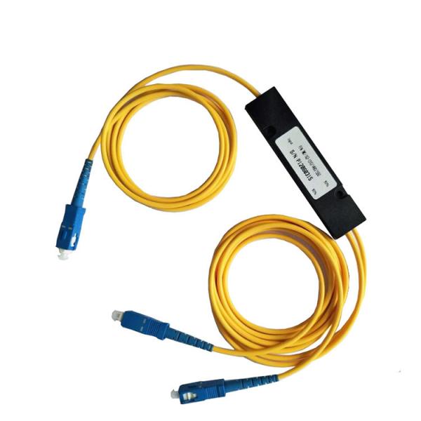 CATV/FTTH Fusion Fiber Optic Splitter Single Mode 1310/1550nm 1X2 1 In 2 Out