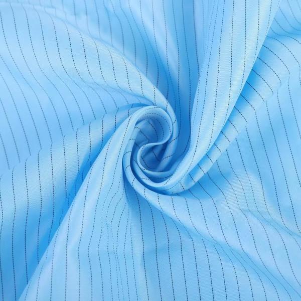 Polyester Anti Static ESD Fabrics Electronic Factory Clean Room Fabrics