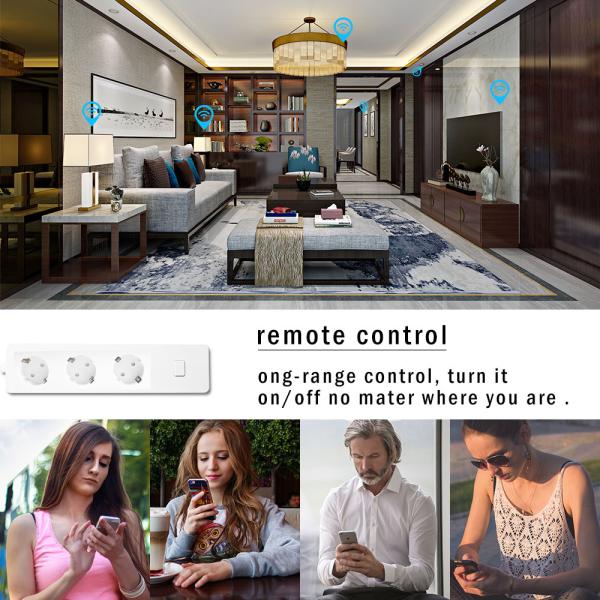 Tuya EU Smart Wifi Controlled Power Strip