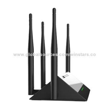 Quality AC1200 dual band concurrent WiFi router w/external antennas,4 x 10/100/1000Mbps auto MDIX LAN port for sale