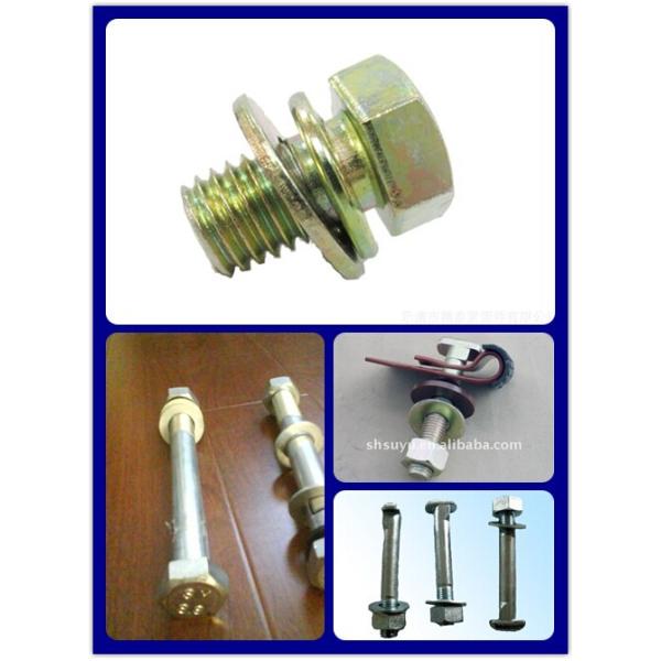 Black Spring Locking Washer 65Mn for Bolt / Split Lock Washers