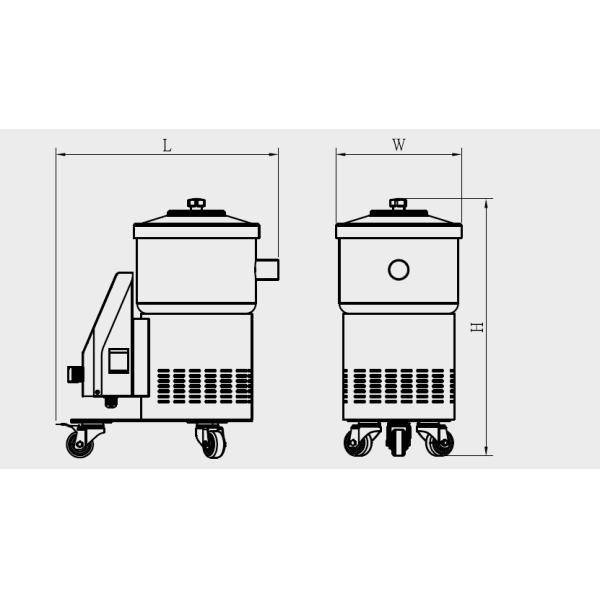 Quick Cleanup Hot Air Hopper Dryer 24 Hours Auto Start ISO Certification