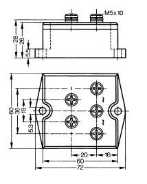 Quality IGBT Power Module VUO55/12 Three Phase Rectifier Bridge  FUJITSU IGBT Power Module for sale