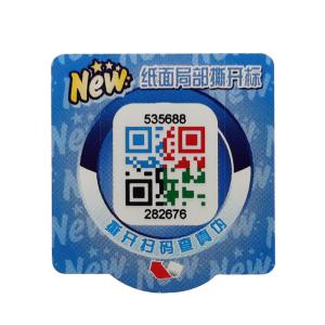 China Convenient QR Code Label Roll Easy To Scan Adhesive Stickers 100000 Pieces wholesale