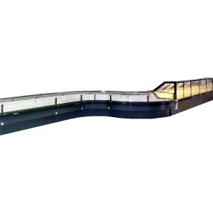China Hygenic Durable Refrigerated Serve Over Display Counter Refrigerated Showcase wholesale