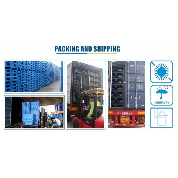 40" X 48" Plastic Racking Pallets heavy duty plastic pallets with 8 steel pipes