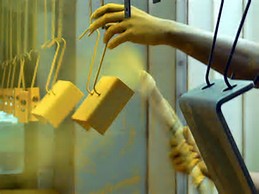 RAL 1005 Pipeline Powder Coating , CE Approval Cracky Surface Poly Powder Coating