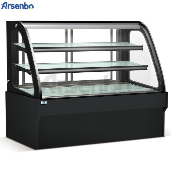 SUS304/201 Cake Display Refrigerator Multipurpose White Black Color