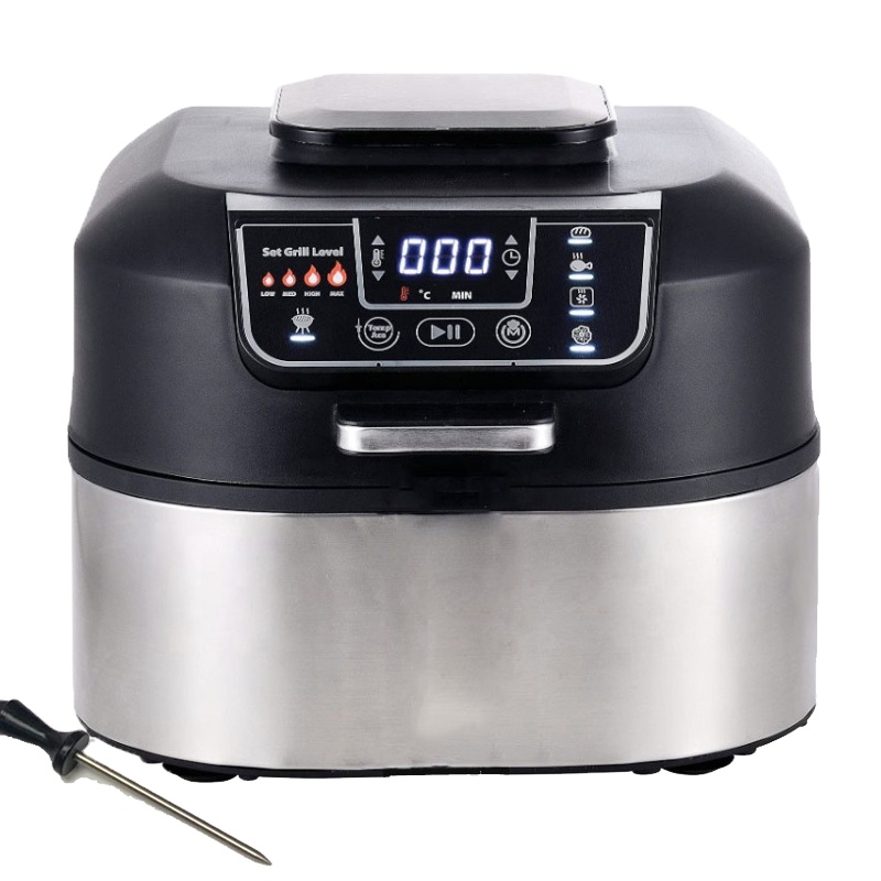1800W 12L Digital Air Fryer Oven Oilless Cooker Multi function Toaster With 12 Cooking Recipes