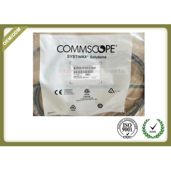 Grey Commscope Cat6 UTP Cable , Cat6 Network Cable PVC / LSZH Jacket