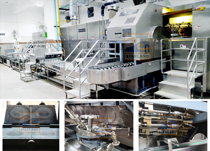 High Efficiency Sugar Cone Making Machine Controlled By PLC 1.5hp 1.1kw