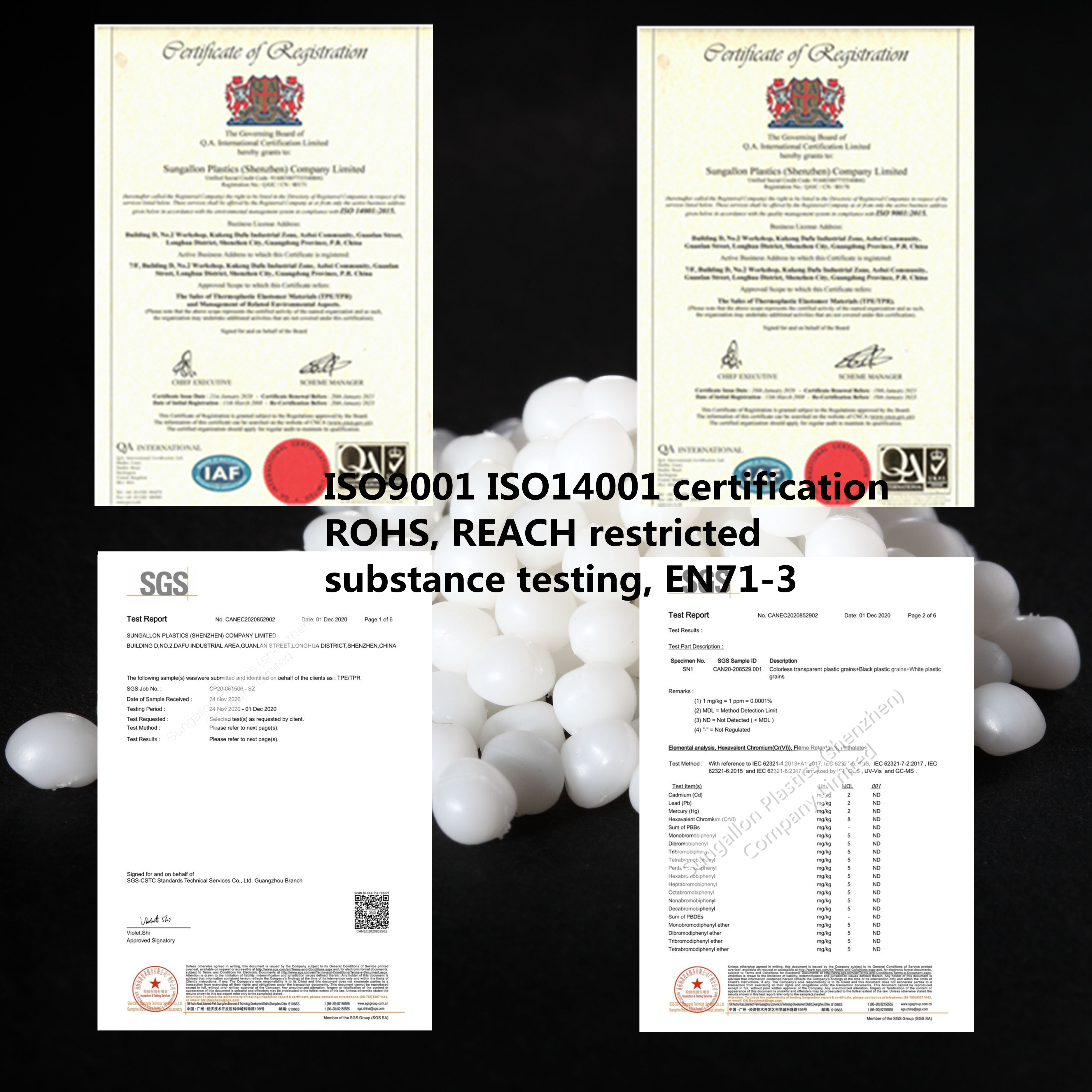 Sungallon Aging-Resistant, Soundproof & Waterproof for Residential/Business Building Window Seal Edge TPE Granule
