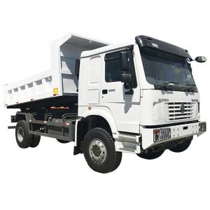 4x4 Tipper Dump Truck 290HP Sinotruk 6 Wheeler Dump Automatically