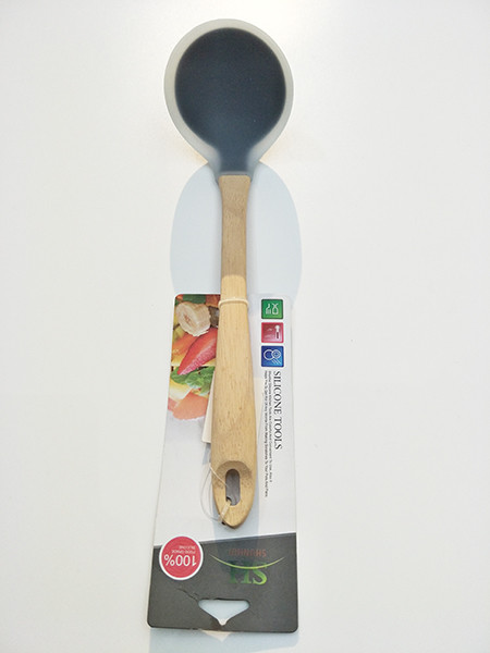 Silicone Kitchen Utensil Set Spaghetti Server Soup Ladle Slotted Spoon Slotted Turner skimmer turner spoon