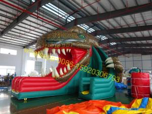 China dinosaur giant inflatable slide wholesale