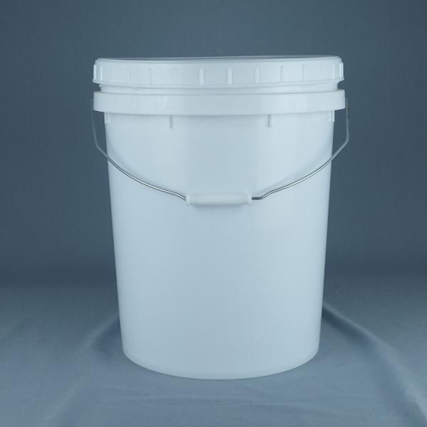 Quality ISO 9001 Certified Round Plastic Bucket Lightweight PP Material In Various Capacity for sale