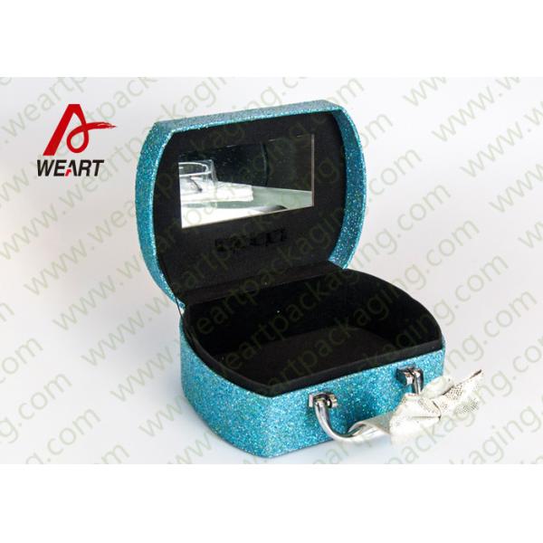 Red Base Recycled Paper Gift Box Folding Feature Matte Lamination Surface