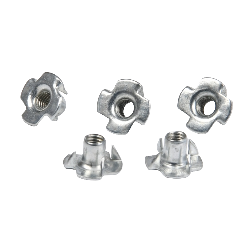 Chrome Plated Steel M3-M10 Oil Gas Measurement System Imperial Inch Blind Pronged Insert Speaker Nut
